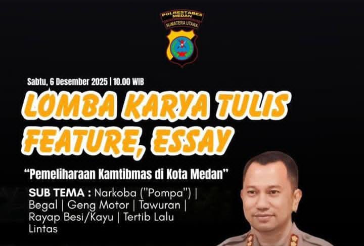 Polrestabes Medan, Lomba Karya Tulis, Feature dan Essay