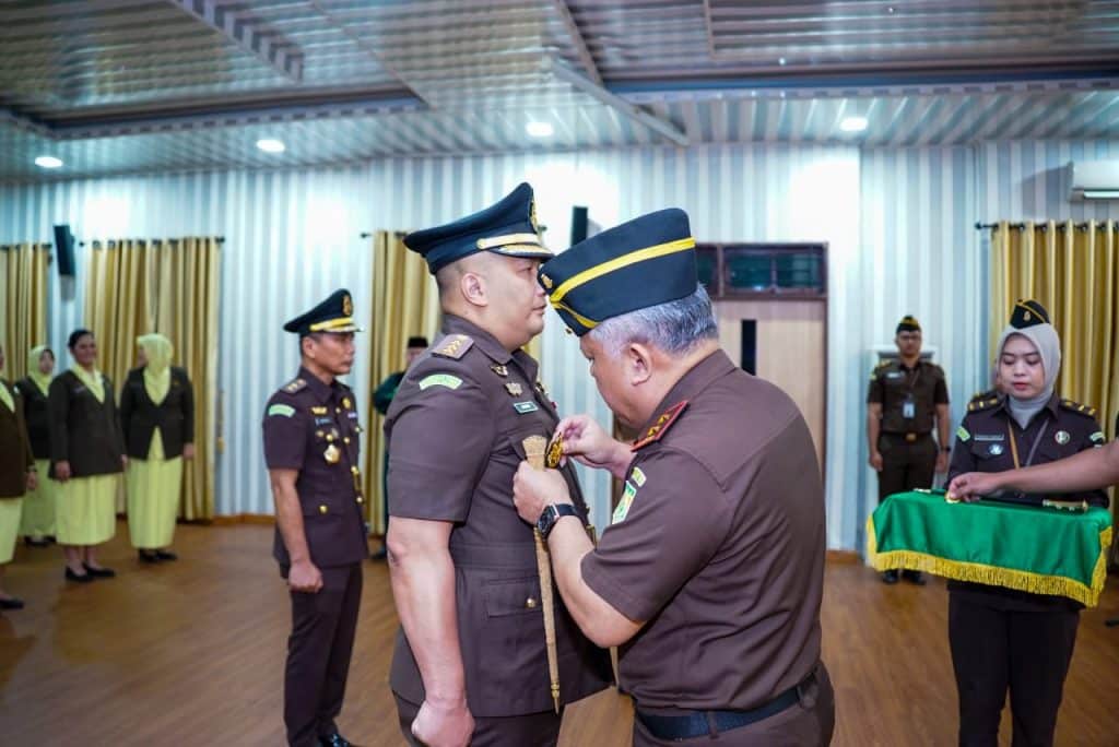 Kajati Sumatera Utara Lantik Asisten Intelijen dan Kajari Tebing Til