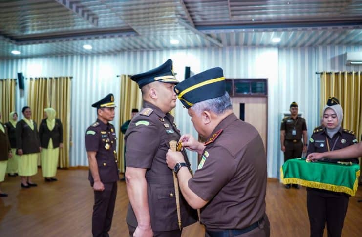 Kajati Sumatera Utara Lantik Asisten Intelijen dan Kajari Tebing Til
