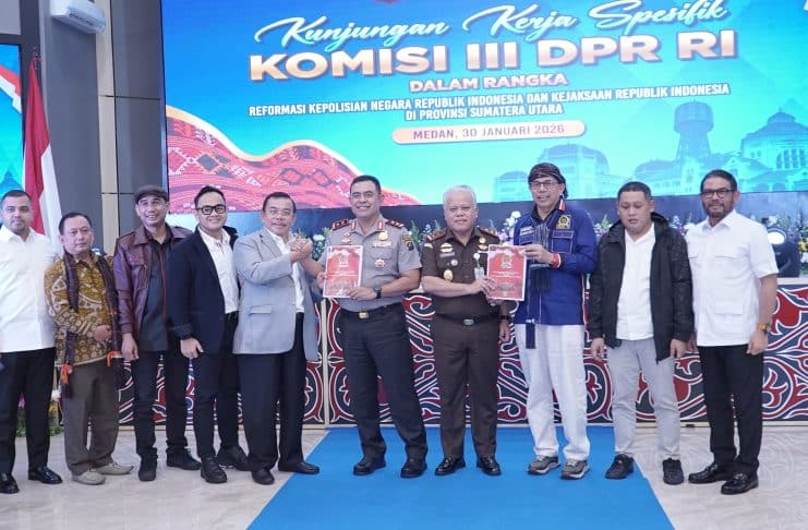 Kunjungan Kerja Spesifik Komisi III DPR-RI Tahun 2026 dalam Rangka Pengawasan Peegakan Hukum Terpadu di Sumatera Utara