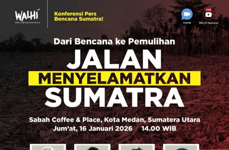 Sumatra di Ujung Krisis, WALHI Tegaskan Bencana Bukan Takdir Alam