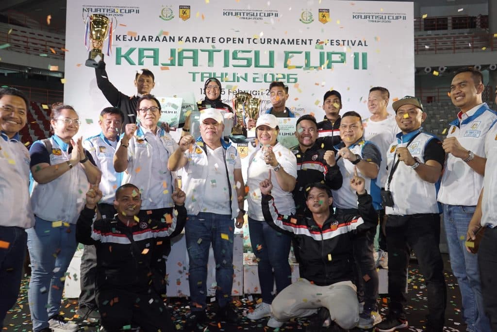Kajatisu CUP II 2026 Ditutup, Ikanas Sumut Juara Umum Disusul Kontingen Shindoka Dan Kontingen Wadokai
