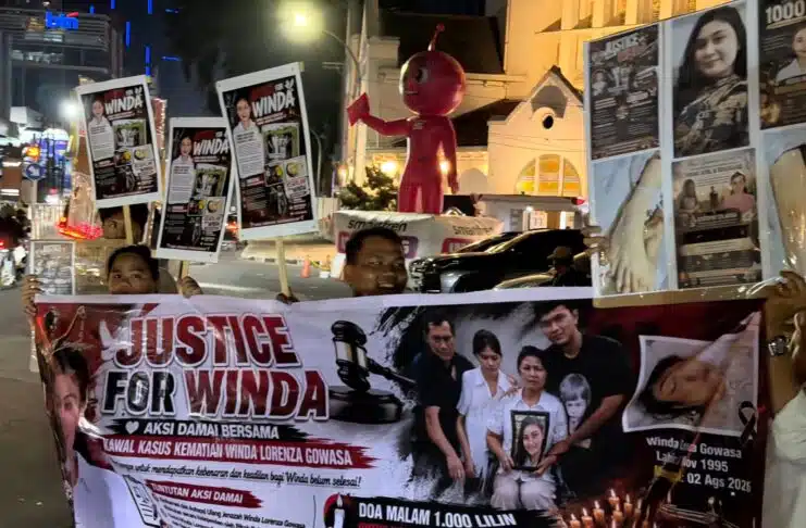 1.000 Lilin Menyala untuk Winda, Keluarga Minta Kebenaran Diungkap