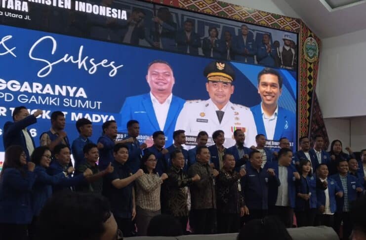 Pj Sekdaprov Sumut Buka Pendidikan Kader Madya GAMKI, Dorong Kepemimpinan yang Melayani