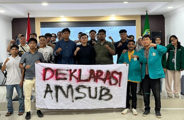AMSUB Gelar Diskusi Publik dan Deklarasi, Desak DPRD Sumut Segera Gelar RDP Tindak Lanjuti Tujuh Tuntutan Rakyat
